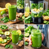 Detox green smoothie made